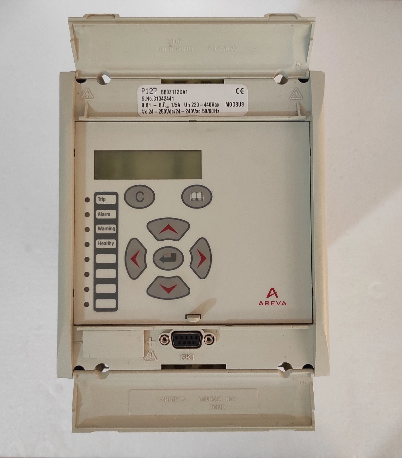 Areva P127 Overcurrent & Earth Fault Relay P127 BB0Z112DA1